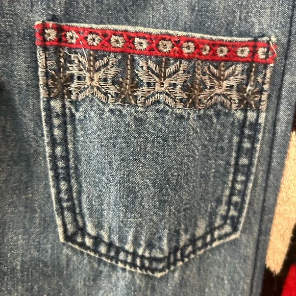 Desigual Blue Denim Fabric Poncho Shirt, U - Picture 4 of 12